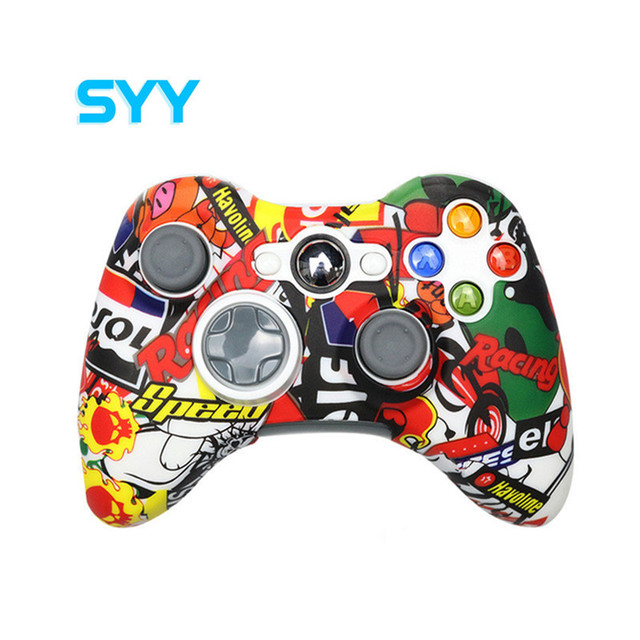 SYY Anti-scratch Trendy Waterproof Soft Shell More Comfortable Touch Protective Skin Silicone Case for Xbox 360 Controller