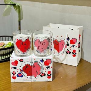 Vela artesanal de cera de soja roja con aroma frutal, lujosa y romántica, no tóxica, para el Día de San Valentín, Navidad, Ramadán, fiestas y regalos. - Product Image 5