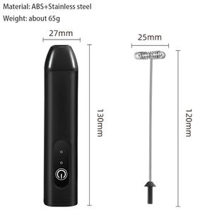 Meistverkaufter Wiederaufladbarer Elektrischer Milchaufschäumer Schaumerzeuger Mixer für Kaffee, Sahne und Getränke Kabelloser Handmixer - Product Image 2