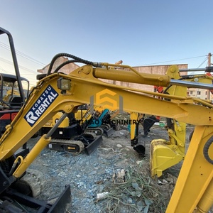 Excavadora de cadenas Komatsu PC20 usada para uso agrícola y doméstico, importada, incluye motor, bomba, caja de cambios, engranajes, 2 toneladas. - Product Image 3