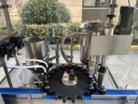 Máquina de Llenado, Tapado y Sellado de Viales de 2-200 ml para Botellas de Líquido, Cosméticos, Laboratorio, Aceites Esenciales, Botellas de Muestra