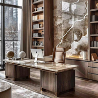 Dernière Nouveauté : Bureau de Direction de Luxe avec Chaise, Mobilier de Bureau Moderne pour Villa, Design de Bureau à Domicile, Chaise de Bureau et Canapé