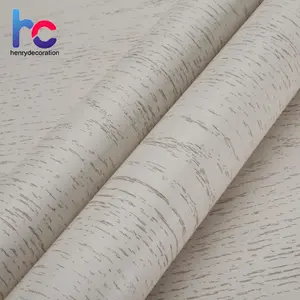 PVC Wood Grain Heat Transfer Lamination Shrink PVC Film For Furniture PVC Membrane Border Foil For MDF