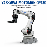Robot Arm Palletizing YASKAWA GP180 6-Axis Heavy Duty Kapasitas 180kg untuk Kantong dan Peti Berat dengan Kontroler YRC1000 (220V/380V)