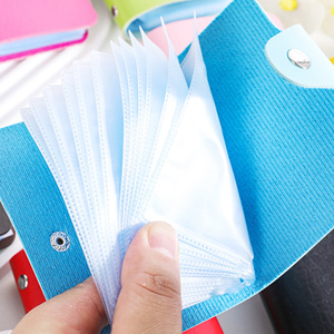 24-Card Pu Leather Business Card Holder Wallet Promotional & Corporate <b>Gifts</b> Debit & ID Card Pocket Purse - Product Image 4