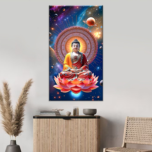 2025 <strong>Buddha</strong> Wall Art Decoration Family Printed <strong>Canvas</strong> Decorative <strong>Painting</strong> - Product Image 1