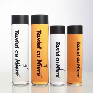 ขวดน้ำแก้ว <span class=keywords><strong>VOSS</strong></span> แบบใสขนาด250มล. 375มล. 500มล. 750มล. กำหนดเองพร้อมฝาพลาสติก - Product Image 6