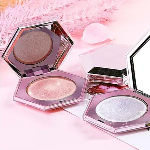 Diamond Highlighter Palette single highlighter makeup Private Label per evidenziatore per pelle scura