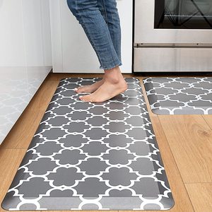 Tapis de cuisine anti-fatigue épais en PVC, doux, rembourré, antidérapant, imperméable, résistant aux taches, lavable, pour le travail debout - Product Image 4