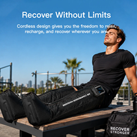 Eveekon 2026 Neue Regenerationsstiefel Sport-Luftkompressor Beinmassage Athleten-Regenerationsstiefel 5 Kammern mit USB-C