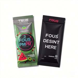 Bolsa plana con sello de 3 lados impreso en huecograbado, 10g, proteína en polvo a prueba de humedad, bolsita de sellado térmico para alimentos para mascotas - Product Image 6