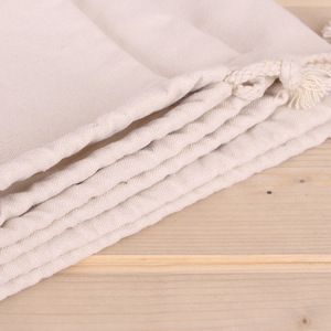 Recyclable Cotton Canvas Gift Dust <b>Drawstring</b> <b>Bag</b> with Custom Logo Fabric Packaging <b>Bags</b> - Product Image 5