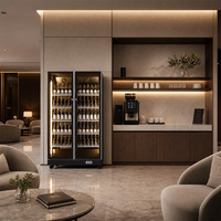 Réfrigérateur Commercial pour Bières et Boissons – Vitrine Réfrigérée Verticale en Verre pour Boissons
