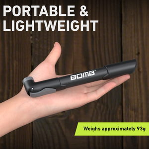 Bomba de Aire Telescópica para Bicicleta de Alta Calidad BOMB, Inflador de Neumáticos Portátil, Bomba Manual para Bicicleta - Product Image 3