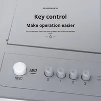 Ventilateur électrique portable avec ajout d'eau pour le refroidissement industriel commercial domestique petit climatiseur en plastique pour un usage domestique