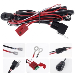 Kabel Saklar Lampu Strip Satu Kumpulan Dua Saklar Lampu Kerja LED Harness Lampu Kabut Led Spotlight Wiring Harness - Product Image 3