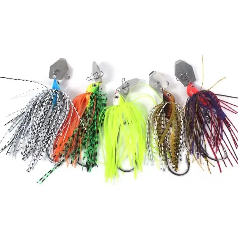 Baits Bass Fishing Skirt Lures Buzzbait Chatterbait Jackhammer Lure Cheater Swimbait Spinner Bait fishing lure