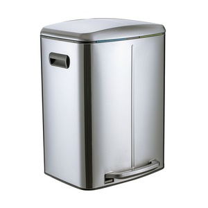 GREENSIDE, <span class=keywords><strong>cubo</strong></span> de <span class=keywords><strong>basura</strong></span> de doble barril <span class=keywords><strong>con</strong></span> tapa de <span class=keywords><strong>Pedal</strong></span> de acero inoxidable de 30 <span class=keywords><strong>litros</strong></span>, <span class=keywords><strong>cubo</strong></span> de <span class=keywords><strong>basura</strong></span> ecológico para cocina y baño para uso doméstico - Product Image 6