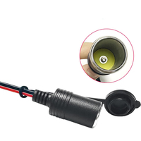 Câble d'extension allume-cigare de voiture 16AWG 1 mètre 12V/24V, prise mâle vers prise femelle, cordon d'alimentation