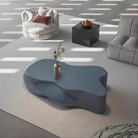 Table basse Cumulus en fibre de verre, style moderne, écologique, pour salon, chambre, appartement, hôtel
