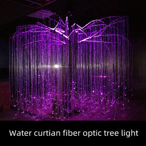 Cortina de Agua con Iluminación Profesional, Árbol <span class=keywords><strong>Avatar</strong></span>, Luces de Fibra Óptica LED para Exteriores, Jardín, Parque - Product Image 3