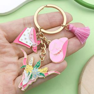 Wholesale Western Cowboy Keychain Silver Zinc Alloy Horseshoe Boots Hat Metal <b>Keyring</b> for Promotional Gift - Product Image 4