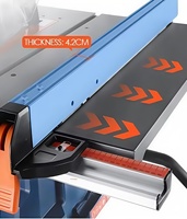Scie à table pliable portable 2000W pour le travail du bois, machine à découper le bois haute efficacité