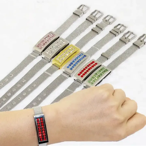 Xoay đồ trang sức USB Flash Drive 2.0 8GB 16GB <span class=keywords><strong>32GB</strong></span> Bộ nhớ lưu trữ kim loại bút Vòng đeo tay Pendrive dây đeo cổ tay với pha lê - Product Image 5