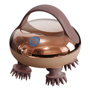 Beautlohas LMZ370 Tragbarer Leichter Batteriebetriebener Elektrischer Kopfhautmassager 4 Knetende Massageköpfe Wasserdichtes Silikon - Product Image 1