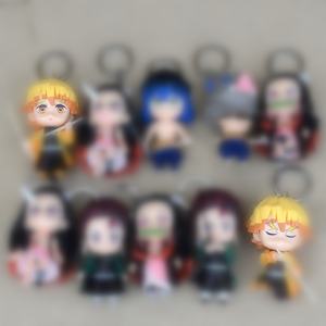 5 Estilos de Llaveros de PVC de Anime con Figuras de Dragon Goku, Vegeta, Chichi, Broli, Luffy, Nami, Zoro, Chopper, Agatsuma y Zenitsu - Product Image 3