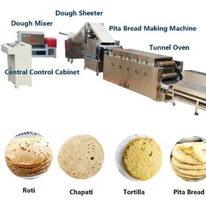 Automatic pita bread making machine high yield pita bread production line/bread making machine/grain product making machines