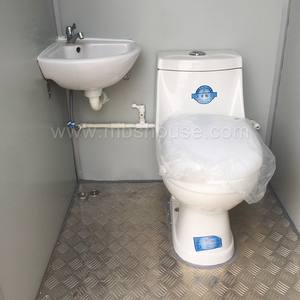 Salle de <span class=keywords><strong>douche</strong></span> de toilette portable d'extérieur au design moderne pour l'usage public Panneau sandwich durable Matériau structure en acier - Product Image 5