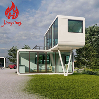 Rumah Kabin Apple Modern Prefabrikasi Baja yang Dapat Dipindahkan untuk Dijual, Rumah Kontainer 20ft/40ft, Pod Kantor Luar Ruangan