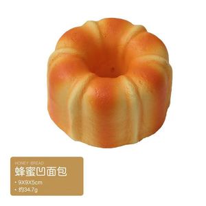 ของเล่นบีบคลายเครียดพร้อมเสียงดนตรี วัสดุ PU และซิลิโคน ยืดหยุ่นคืนรูปช้า กลิ่นอาหารจำลอง ขนมปังและเค้ก - Product Image 5
