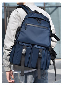 Sac à dos étudiant antivol tendance personnalisé, imperméable, en polyester à motifs Oxford, doublure en polyester, sac à dos pour adolescents - Product Image 4