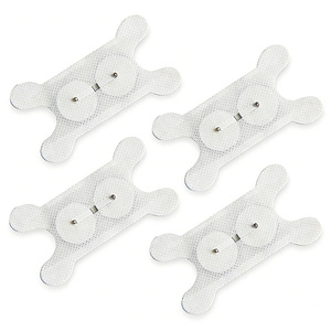 의료용 2.0/2.5mm 버튼형 텐스 전극 패치 갈색 부직포 48x86mm 통증 완화 1등급 목 치료용 QD - Product Image 6