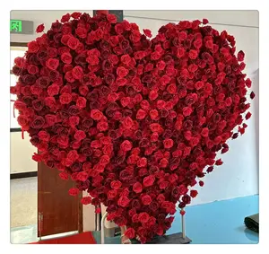 S054 composizioni floreali proposta decorazione cuore fiori sfondo cuore cuore a forma di cuore arco di nozze con fiori per eventi di nozze