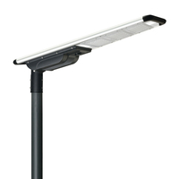 Lampes solaires extérieures 60W avec caméra CCTV intégrée, éclairage solaire de rue IP66 étanche, construction en aluminium, utilisation routière, garantie usine 12 ans
