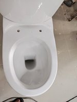 Ensemble WC moderne deux pièces de Parma, toilettes en céramique à double chasse Twyford, exportées vers l'Afrique, styles de conception P-Trap et S-Trap
