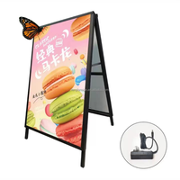 Cadre d'affichage lumineux LED polyvalent pour publicité, menu de restaurant et panneau lumineux