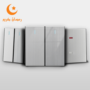 Tùy chỉnh điện ánh sáng thép không gỉ thiết bị chuyển mạch bảng điều khiển ổ cắm băng đảng anh chúng tôi EU tiêu chuẩn tường chuyển đổi điện ổ cắm - Product Image 4