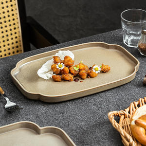 Ensemble d'assiettes à <span class=keywords><strong>sushi</strong></span> en céramique haut de gamme <span class=keywords><strong>Club</strong></span> porcelaine Restaurant plat de service oblong plats ovales assiette de boeuf rectangulaire marmite - Product Image 2