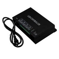 Contrôleur LED Art-Net H802RA pour 4096 pixels, compatible avec les bandes lumineuses WS2811 WS2812, contrôleur de pixels LED DMX512 DMX Artnet