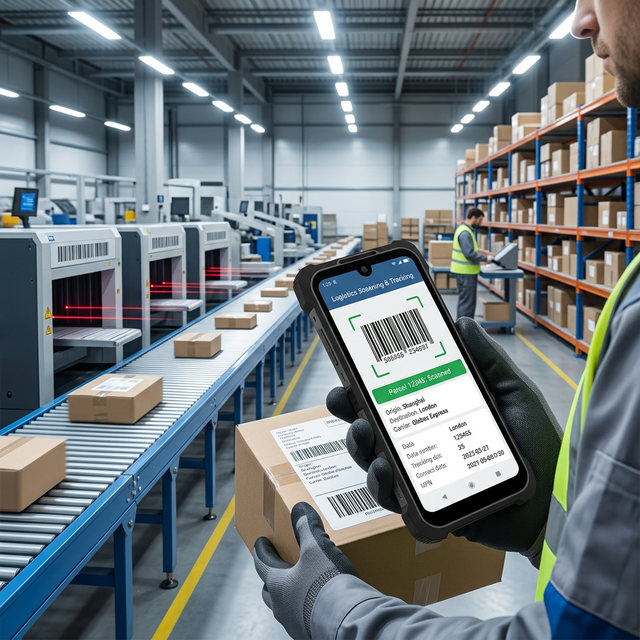 Industrial Rugged PDA Android 11 Handheld Terminal 5.7 Inch IP68 4G WiFi 2D Barcode Scanner 4GB+64MB in Stock for Warehouse
