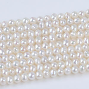 Perlas Sueltas de Agua Dulce Naturales de 3-3.5mm, Perlas Semiterminadas para Joyería DIY, Venta al Por Mayor - Product Image 3