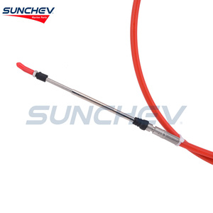 Câble de commande d'accélérateur de <span class=keywords><strong>bateau</strong></span> 8 pieds (rouge) pour <span class=keywords><strong>moteur</strong></span> hors-<span class=keywords><strong>bord</strong></span> universel de <span class=keywords><strong>bateau</strong></span> - Product Image 4