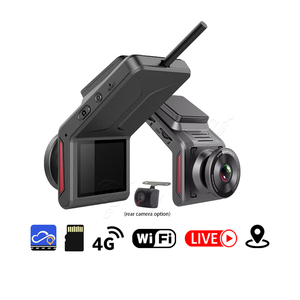 Phổ màu đen xe Dash máy ảnh với ống kính kép góc phía trước và phía Sau Tầm nhìn ban đêm DVR phổ hộp đen Dash cam cho xe ô tô - Product Image 2