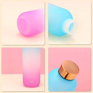 Custom <b>Large</b> Capacity Bpa-Free Plastic Bottle With Logo Factory Wholesale Time Scale Fitness Cycling Water <b>Cup</b> - Product Image 5