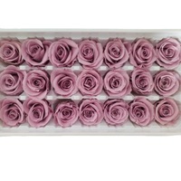 Roos Eeuwige Bloem 3-5cm B-kwaliteit Vrouwendag Cadeaubox 24 Bloemen/Doos China Gedroogde Bloem Ge conserveerde Bloem DIY Handgemaakt