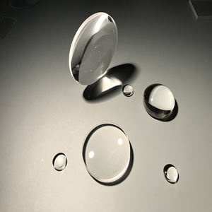 Lentille biconvexe JGS1 DCX personnalisée D = 25.40mm F = 50.00mm Lentilles doubles convexes à quartz - Product Image 2